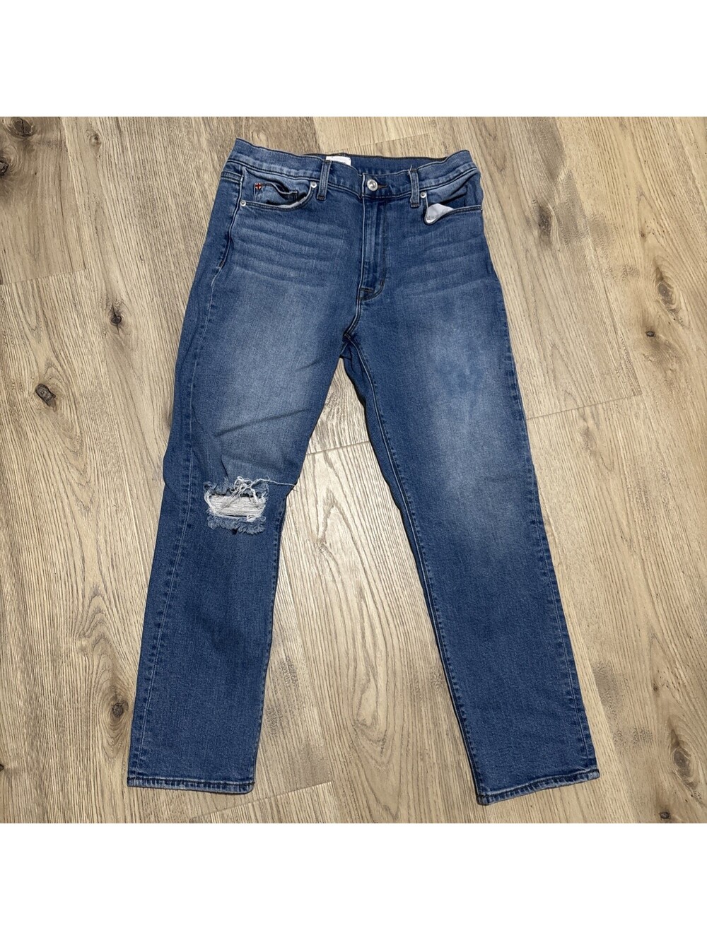 HUDSON Jeans Blair Size 30 Bootcut Crop Distressed Womens